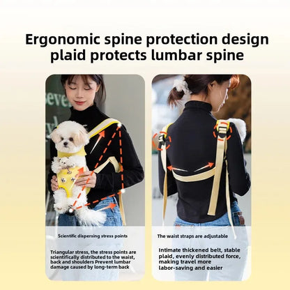 PawSnug™ – Hands-Free Chest Carrier for Pets 🐶